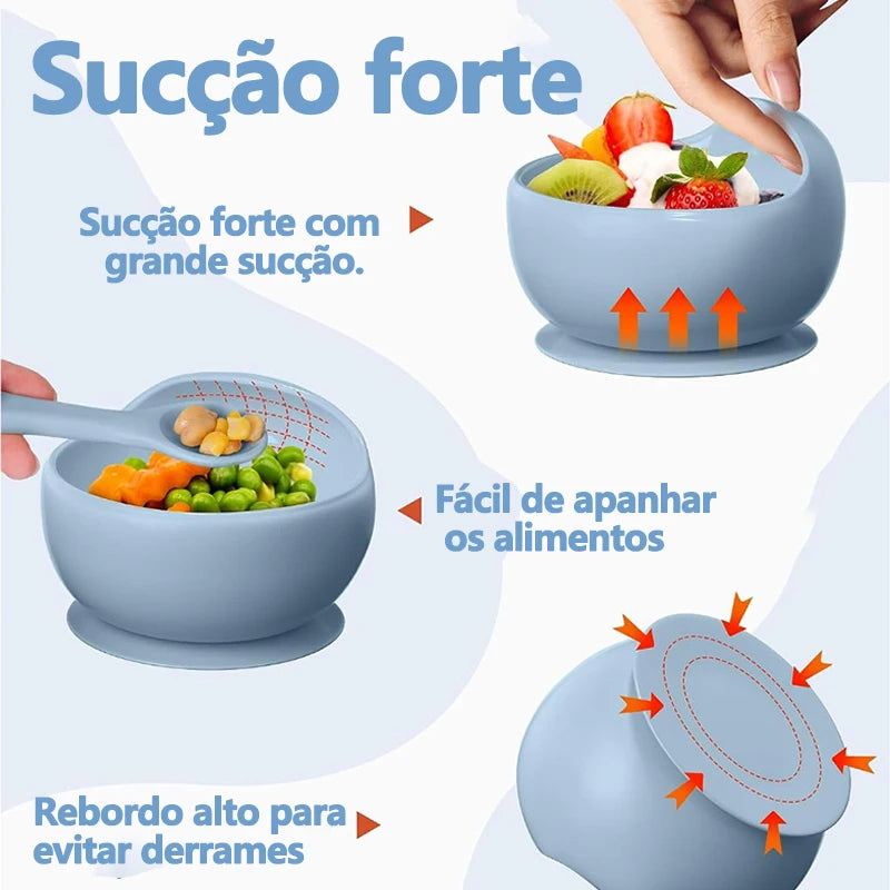 LumeKids - Conjunto de jantar para bebês (8 peças)